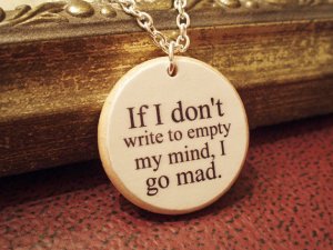 Frantic writer If-I-dont-write